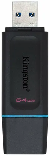 Fleshka Kingston DTX 64 GB, Qora-ko`k, arzon