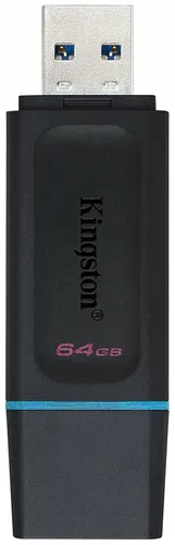 Флешка Kingston DTX 64 GB, Черно-синий, arzon