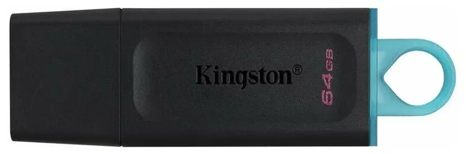 Fleshka Kingston DTX 64 GB, Qora-ko`k