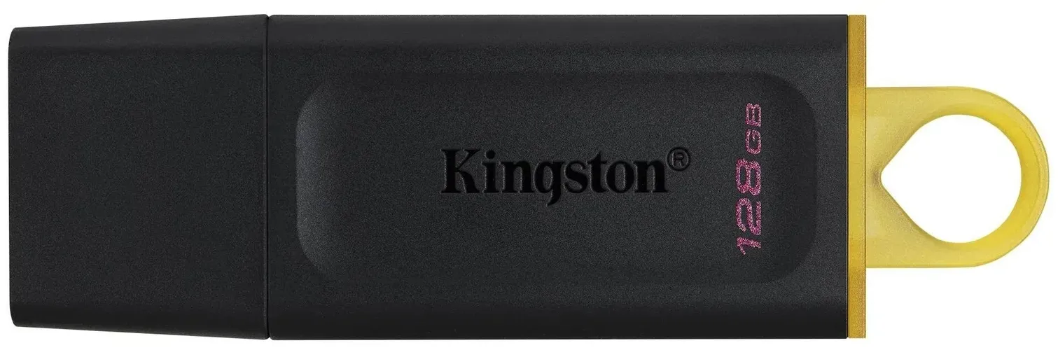 Fleshka Kingston DTX 128 GB, Qora-sariq, sotib olish