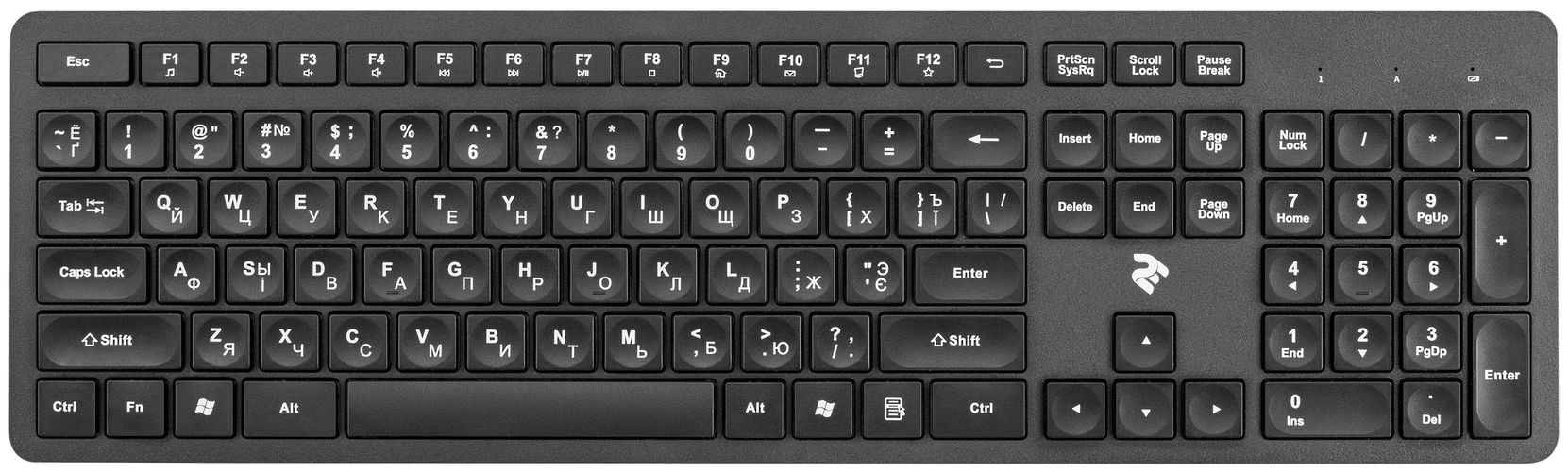 Комплект (мышь + клавиатура) 2E MK420, Черный, купить недорого