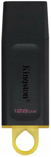 Fleshka Kingston DTX 128 GB, Qora-sariq, 11300000 UZS