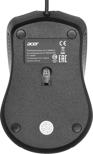 Мышь Acer OMW010, Черный, купить недорого