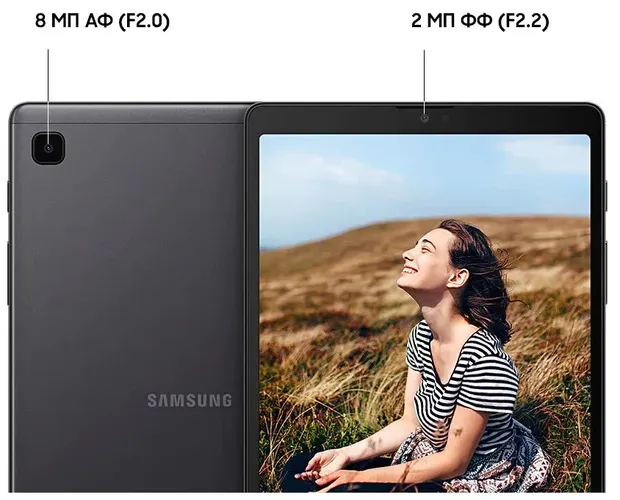 Планшет Samsung Galaxy Tab A7 Lite, Gray, 3/32 GB, фото