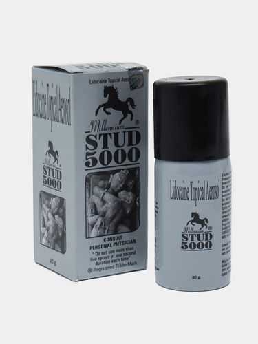 Спрей Stud 5000 для продления полового акта с эффектом лидокаина, 20 мл