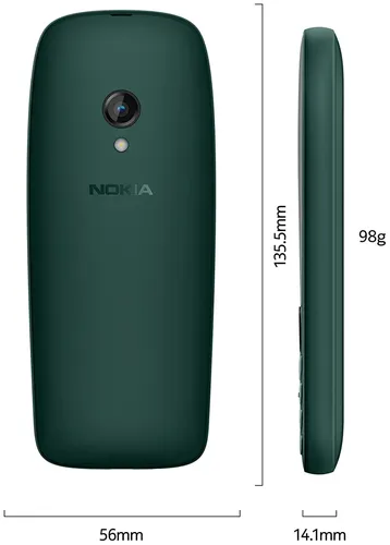 Mobil telefon Nokia N6310, Green, фото № 4