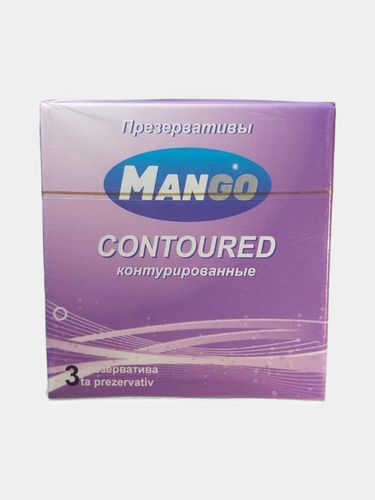 Prezervativlar Mango Contoured, 3 dona