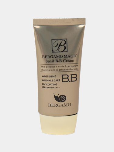Тональный BB крем Bergamo Magic Snail SPF 50+ PA+++, 50 мл