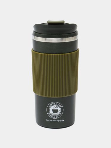 Термокружка для чая и кофе TM113, 500 мл, Зеленый
