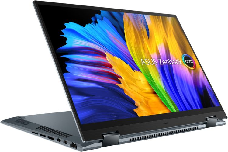 Ноутбук Asus Zenbook 14 Flip OLED UP5401ZA-KN012W (90NB0XL1-M002C0)|Iris Xe Graphics G7 80EUs | i5-12500H |DDR4 8 GB | SSD 512 GB, Gray, в Узбекистане