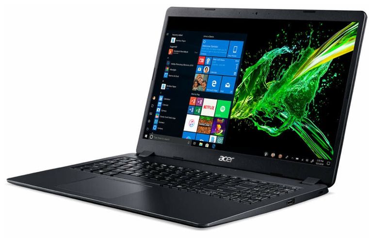 Noutbuk Aspire 3 A315-56-315A | i3-1005G1 | DDR4 8 GB | SSD 128 GB + HDD 1 TB, Black