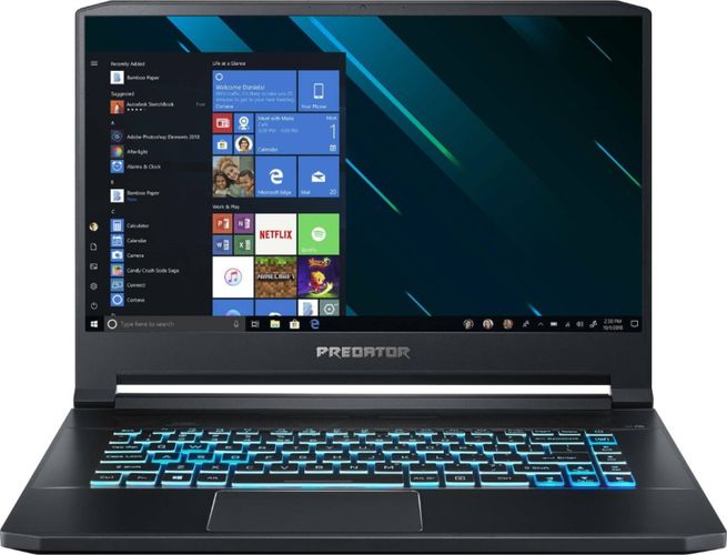 Noutbuk Acer Predator Triton 500 PT515-51-56PB|GTX 1650|i5-9300H|DDR4 8 GB|SSD 256 GB, Black