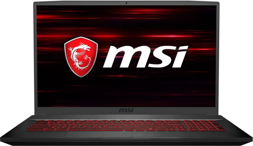 Noutbuk MSI GF75 Thin 10SCXR | i7-10750H | DDR4 8 GB | SSD 512 GB | GTX 1650 Ti, Black