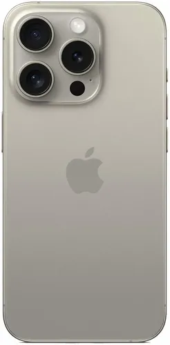 Смартфон Apple iPhone 15 Pro, Natural Titanium, 128 GB, Nano SIM-eSim, фото