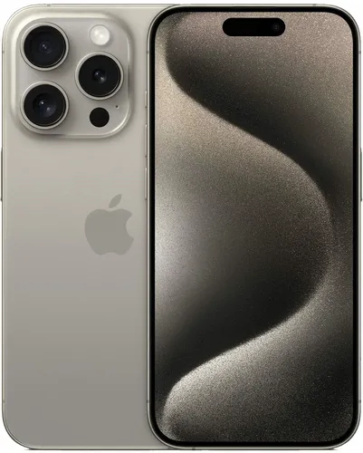 Смартфон Apple iPhone 15 Pro, Natural Titanium, 128 GB, Nano SIM-eSim