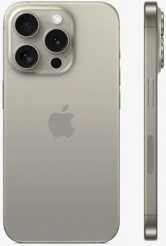 Смартфон Apple iPhone 15 Pro, Natural Titanium, 128 GB, Nano SIM-eSim, купить недорого