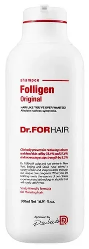 Шампунь с липосомами против выпадения волос Dr.Forhair Folligen Original, 500 мл, купить недорого