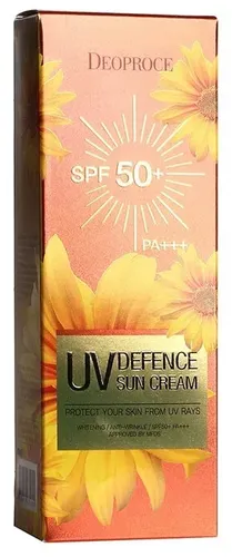 Крем солнцезащитный Deoproce Defence UV SPF 50, 70 мл, купить недорого