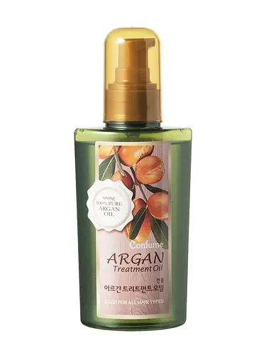 Восстанавливающее аргановое масло Confume для сухих и поврежденных волос Argan Treatment Oil, фото