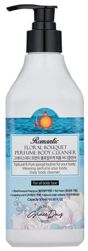Очищающий парфюмированный гель для душа c цветочным ароматом Romantic, 500 мл