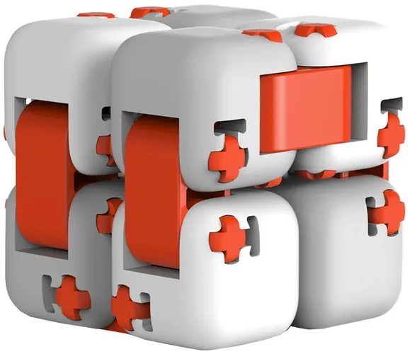 Кубик-конструктор Xiaomi Colorful Fidget Cube Blind Box, Красно-белый