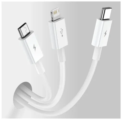 Мультифункциональный кабель Baseus 3 в 1 Fast Charging Cable, фото