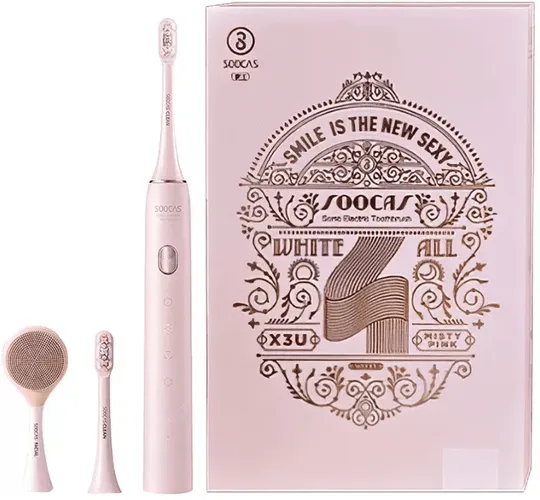 Умная электрическая зубная щетка Xiaomi Soocas X3U Sonic Electric Toothbrush Limited Edition, Розовый