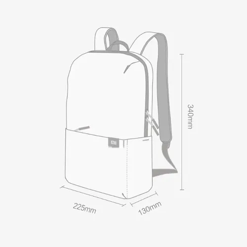 Ryukzak Xiaomi Mi Casual Daypack, 10 l, Qora, фото