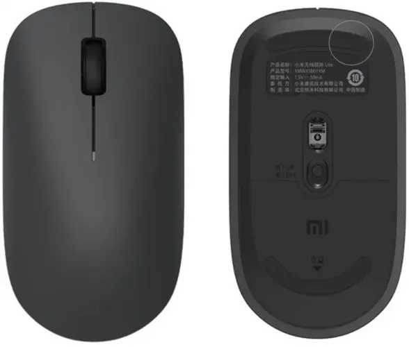 Беспроводная мышь Xiaomi Mouse Lite, Черный, фото