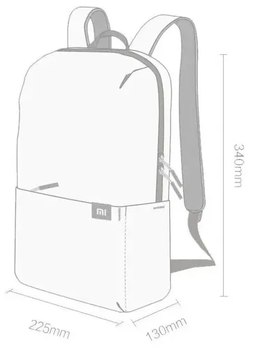 Рюкзак Xiaomi Mi Casual Daypack, 10 л, Темно-cиний, фото