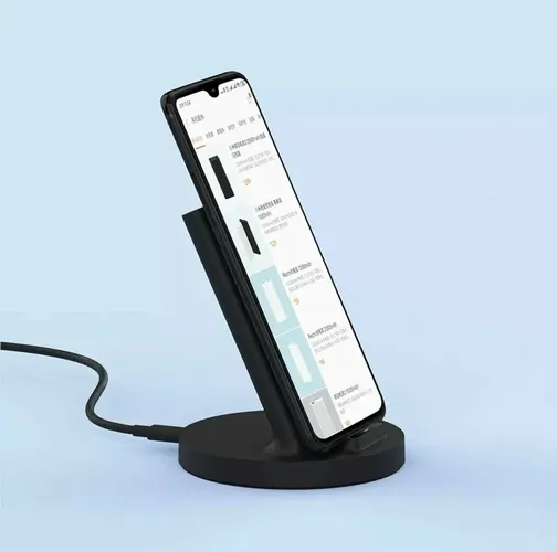 Simsiz zaryadlovchi Xiaomi Mi Wireless Charging Stand, qora, sotib olish