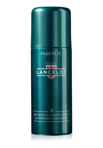 Erkaklar uchun antiperspirant dezodorant Faberlic Lancelot, 150 ml