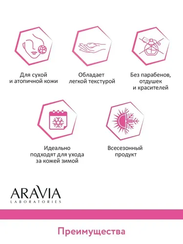 Эмульсия для лица и тела Aravia Laboratories смягчающая Smoothing Emollient, 200 мл, фото № 4