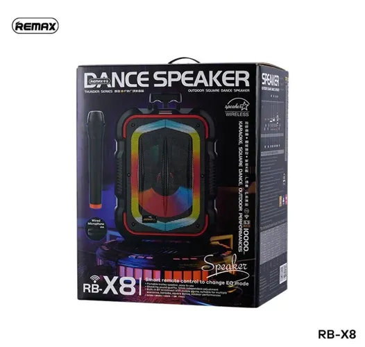 Аудиоколонка Remax RB-X8 Thunder, Черный, купить недорого