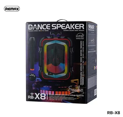 Audio kolonka Remax RB-X8 Thunder, Qora, купить недорого