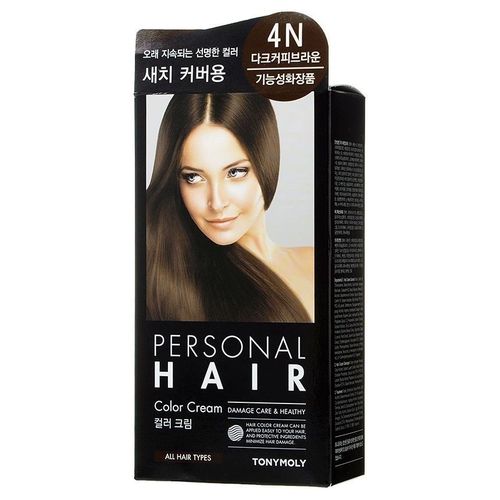 Крем-краска для волос Personal Hair Color Cream 4N, 80 мл