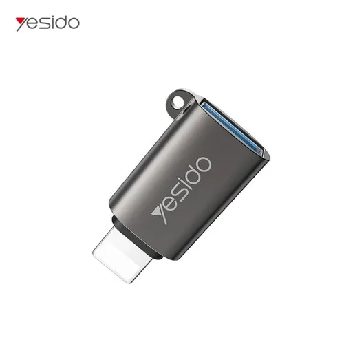 Переходник Yesido GS14 OTG Lightning - USB 3.0, Черный