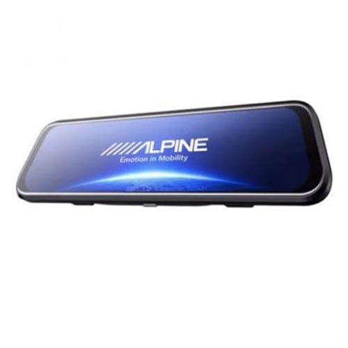 Orqa ko'rinish kamerasi bilan DVR-oyna Alpine Drm-M10