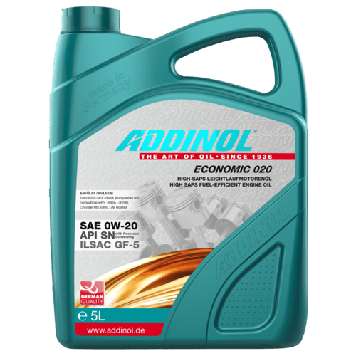 Моторное масло Addinol SAE 0W-20, 5л