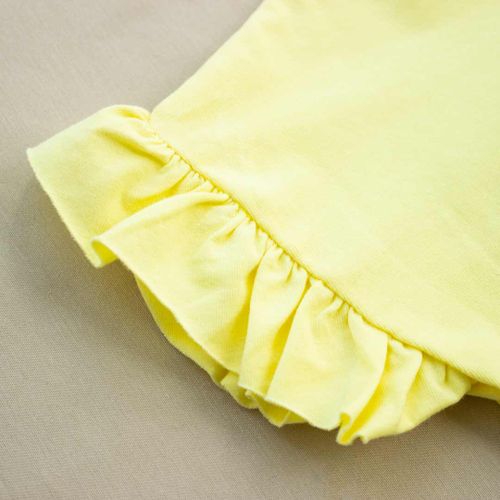 Комплект двойка Футболка + шорты Miniworld Bajasur Цветок Kod-17141A, Желтый