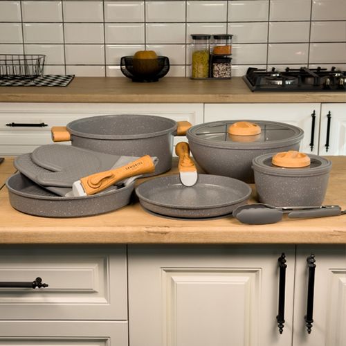 Набор посуды Senorita Home Storm 13Pсs, Серый