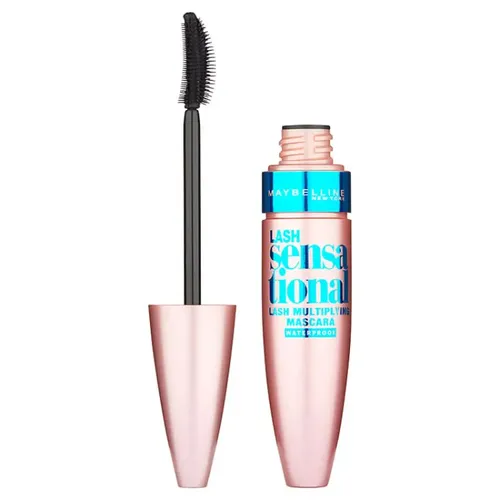 Водостойкая тушь для ресниц Maybelline Mascara Lash Sensational Waterproof, 9.5 мл, купить недорого