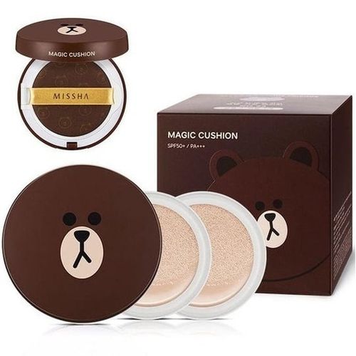 Tonal asosni yashiruvchi Missha Magic Cushion Moisture, 15 ml