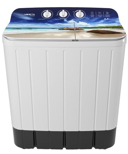 Полуавтоматическая стиральная машина Vesta WMG 65 P Water 01, Белый