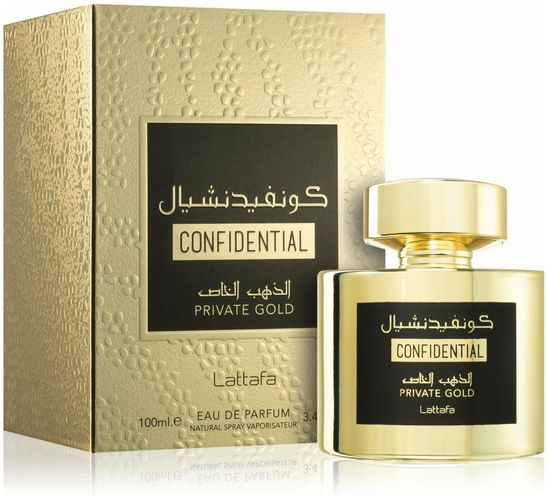 Духи Confidential Lattafa Private Gold, 100 мл