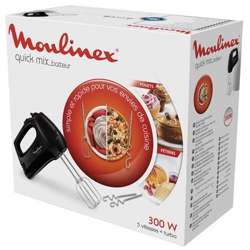 Миксер Moulinex HM3108B1, Черный, 68491600 UZS