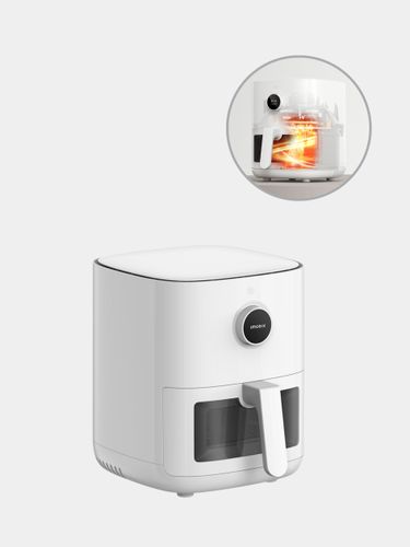 Умный воздушный гриль Xiaomi Smart Air Fryer Pro 4L EU Global, 1 год гарантии, Белый, sotib olish