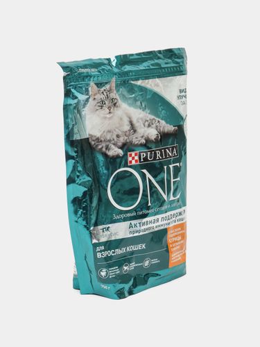 Сухой корм для взрослых кошек Purina One с высоким содержанием курицы, 750 г