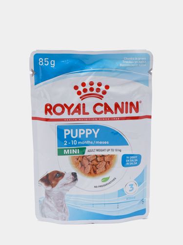 Влажный корм для щенков мелких пород Royal Canin Puppy, до 10 месяцев, 85 г