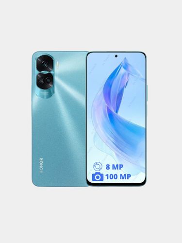 Smartfon Honor 90 Lite, 1 yil kafolat, Cyan Lake, 8/256 GB